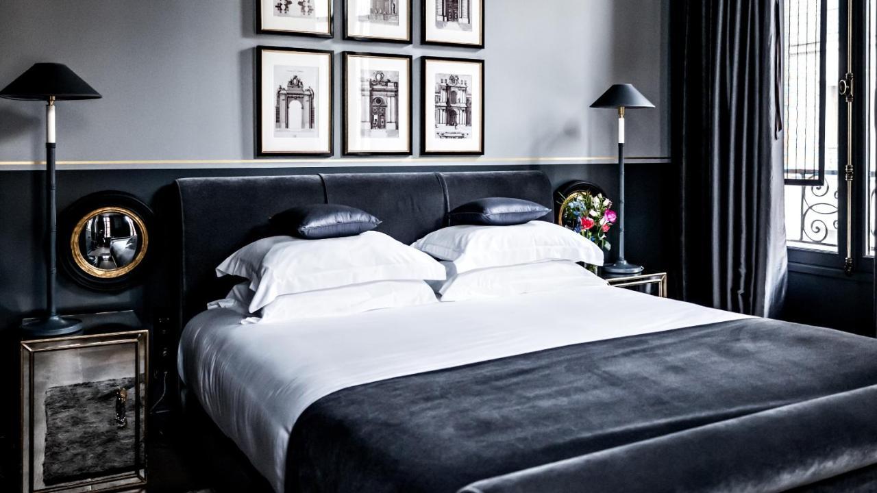 乔治先生水疗酒店-香榭丽舍大道 巴黎 外观 照片 A bedroom at the hotel
